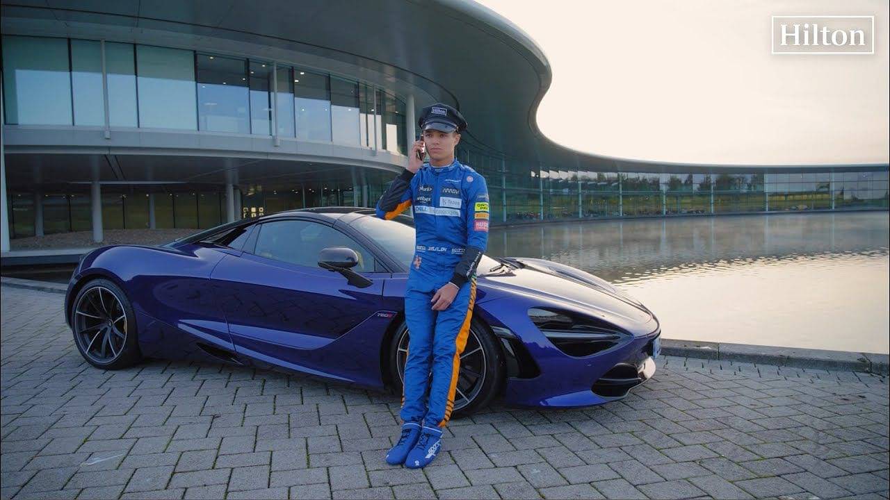 Lando Norris surprises a 12-year-old school kid as he turns up as his personal chauffeur for the morning in the McLaren 720.