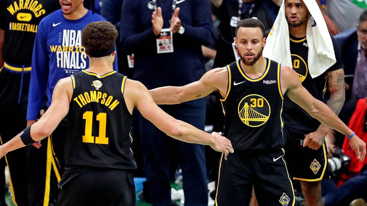 Skip Bayless can’t stop showering compliments on Warriors duo Stephen Curry and Klay Thompson, compares them to Michael Jordan and Scottie Pippen