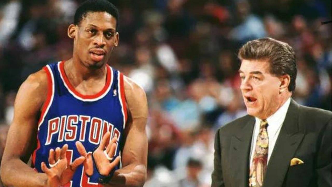 “Dennis Rodman lost $68,000 after Chuck Daly resigned”: Pistons star was livid at his ‘father figure’ leaving Detroit as he didn’t show up for training camp