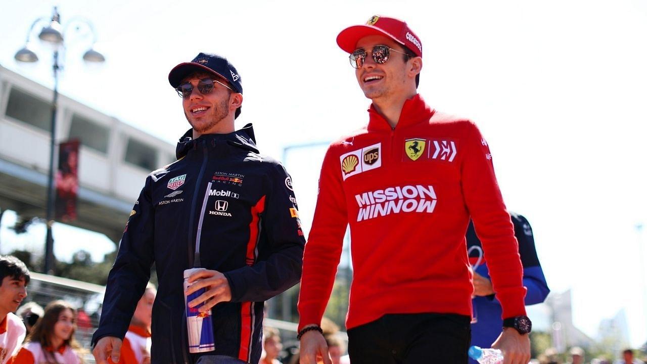 "Pierre Gasly should replace Carlos Sainz to be honest"- AlphaTauri star wearing Ferrari cap sends F1 Twitter into frenzy