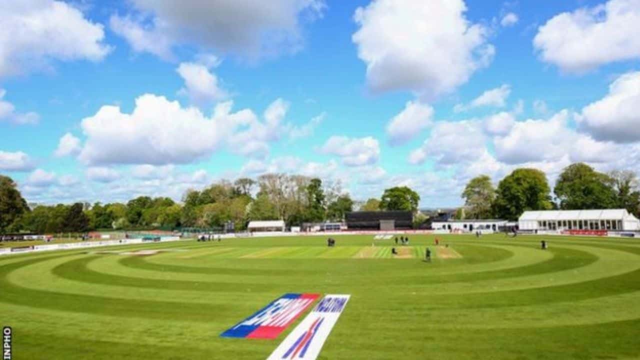 Dublin cricket stadium weather today Malahide The Village Stadium