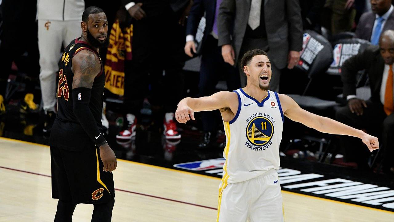 "LeBron James was 2nd on a 3-point list?!?!": NBA Twitter reacts as Klay Thompson moves to the 2nd spot on all-time Playoff 3 Pointers Made