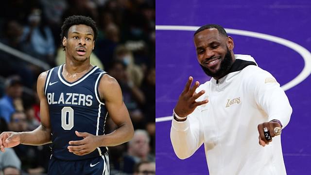 "For #60 in the rankings, Bronny James is looking good!": NBA fans react to LeBron James' son looking polished and ready for college basketball