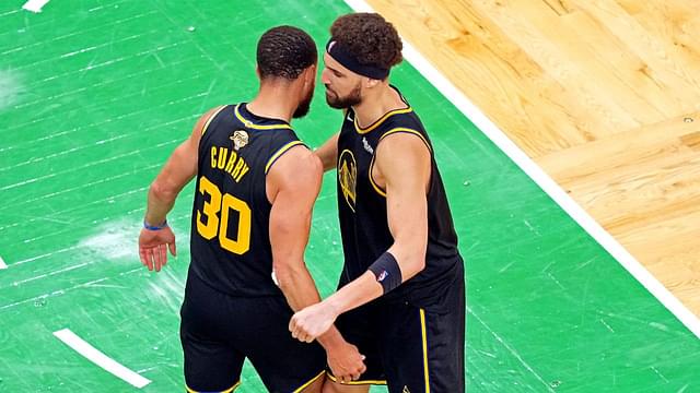 Gilbert Arenas and Matt Barnes debate the differences between Klay Thompson and Steph Curry, identifying the superior shooter.
