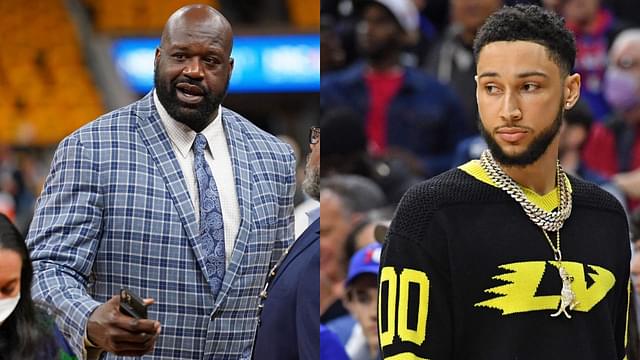 "Does Ben Simmons have anxiety wearing 300K Gucci, big chains, and rings?": Shaquille O'Neal questions former Sixers guard's mental health