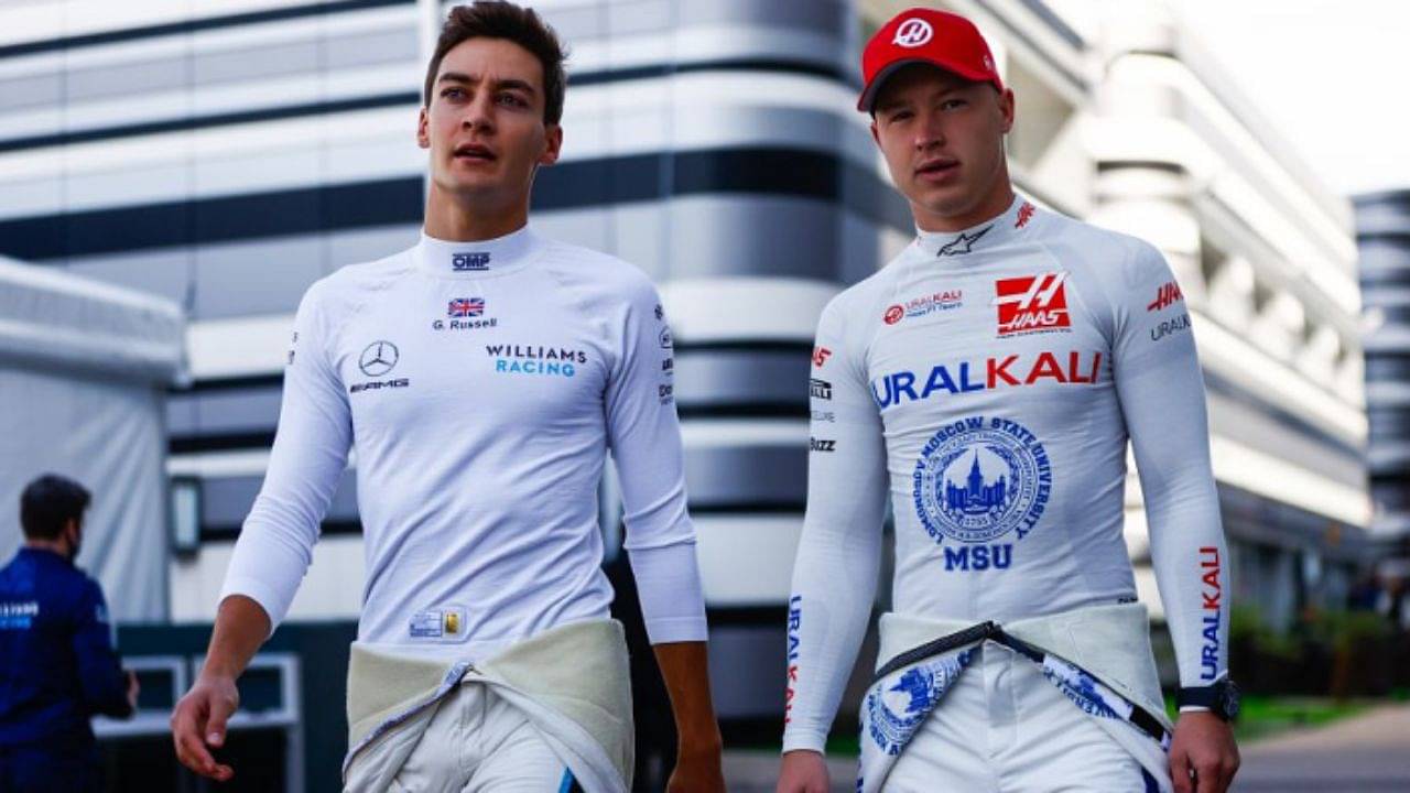 "George Russell removed me from the WhatsApp group as soon as I was fired"- Nikita Mazepin reveals Mercedes driver's disrespectful moment following Haas axing
