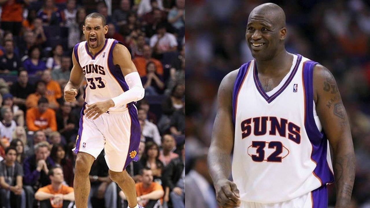 "Shaquille O'Neal is one of the CRAZIEST and NASTIEST individuals I've ever met!" : Grant Hill recalls Lakers legend telling Jason Richardson he had a fat a** in Phoenix