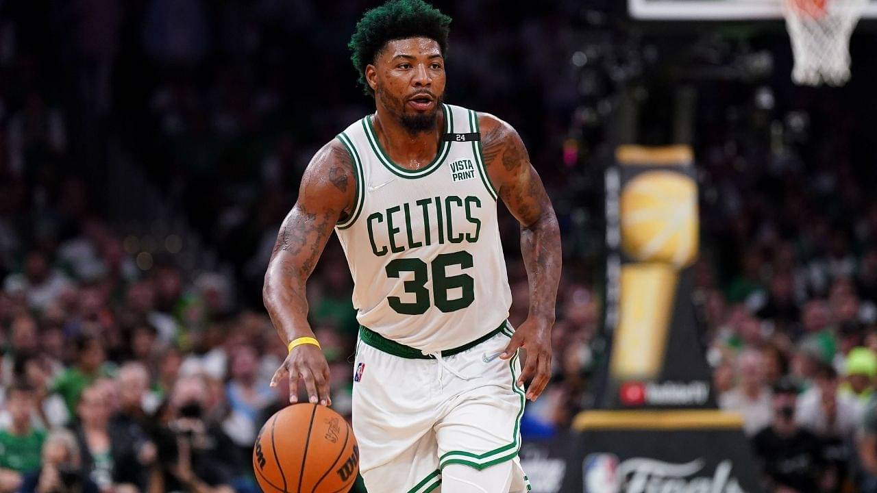 "Yet this so-called non-point guard is the only one that's led them to the Finals": Marcus Smart on him not being the quintessential PG
