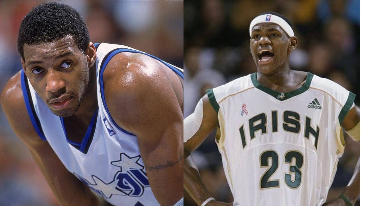 "You have NO friends on the court, LeBron James!": When Tracy McGrady gave the teenage King essential advice, during his high school days