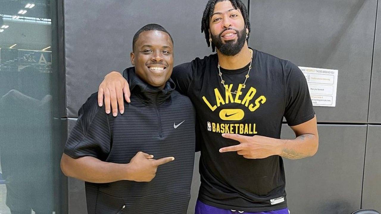 "LeBron James bullied a $120 million guy back into the gym": NBA Twitter reacts as Anthony Davis works out with Lethal Shooter