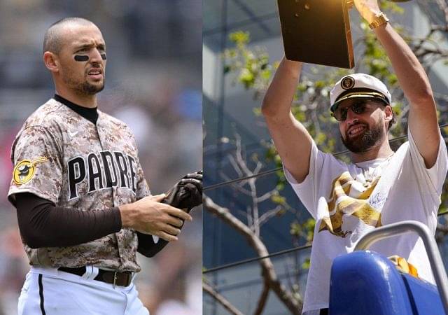 Klay Thompson's parade celebrations were the talk of the town. His brother Trayce just got traded to the Dodgers, the family is on one today!