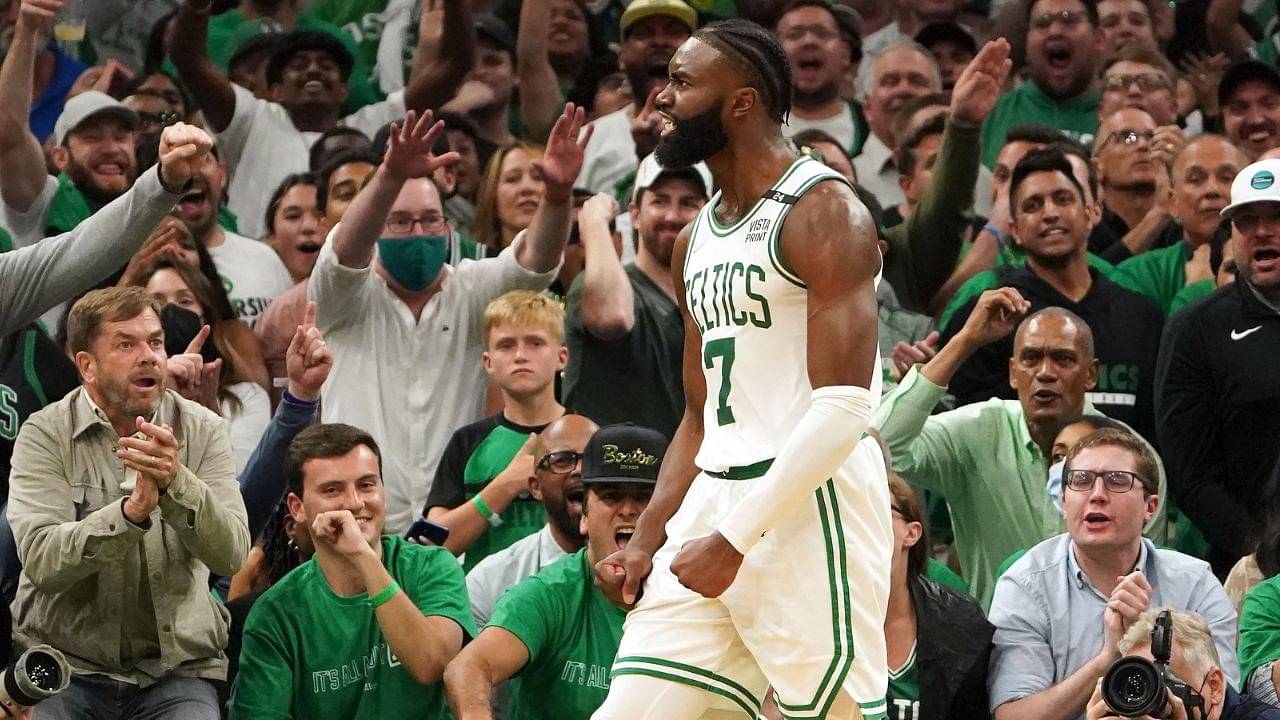 “It’s ironic Kobe Bryant took Jayson Tatum under his wing when Jaylen Brown has the Mamba Mentality”: Skip Bayless believes JB has been better than his Celtics teammate in the Finals vs GSW
