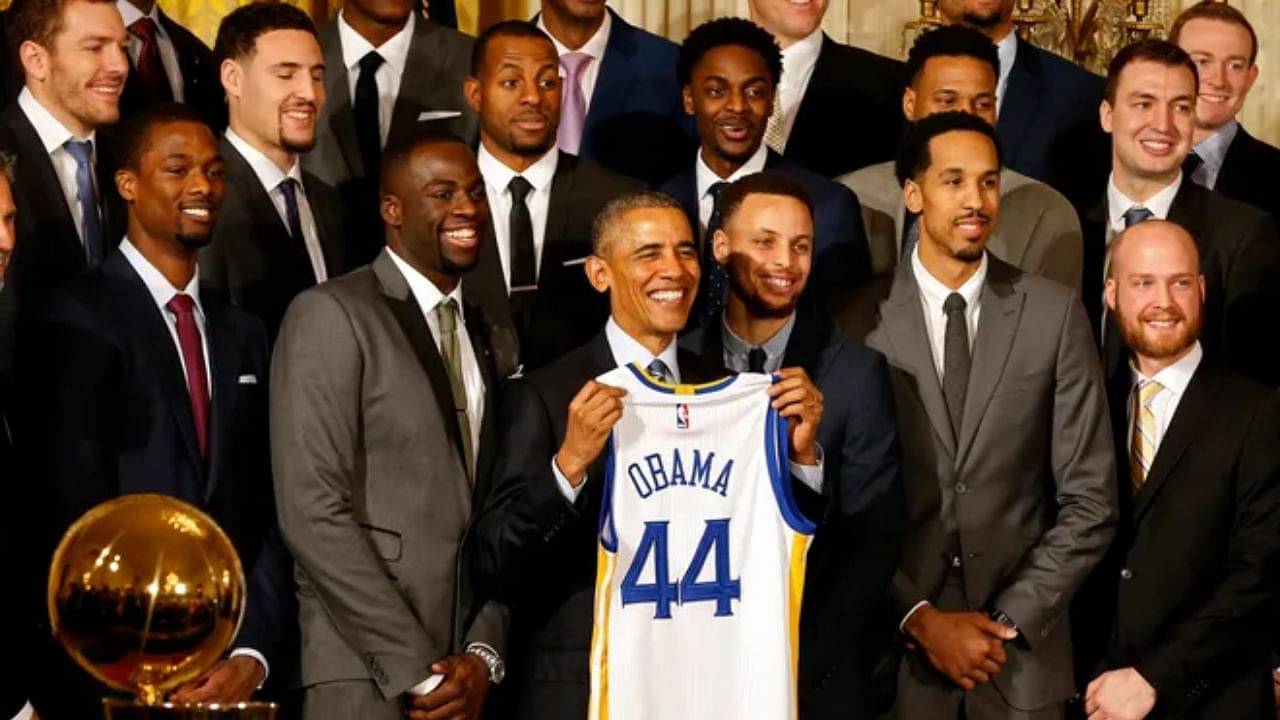 "Klay Thompson forgot that there was a team in Oakland!": When President Barack Obama clowned Warriors star during their 2015 Championship White House visit