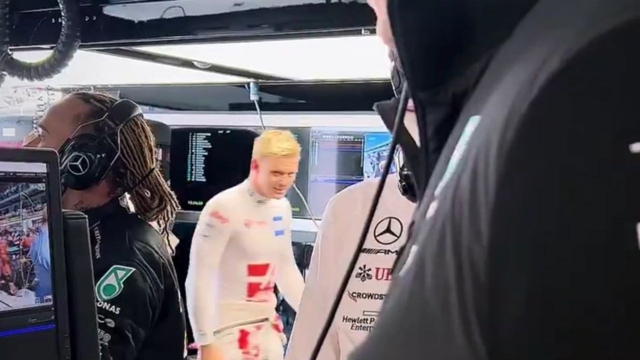 "What is Mick Schumacher doing?"– Watch Haas superstar being an