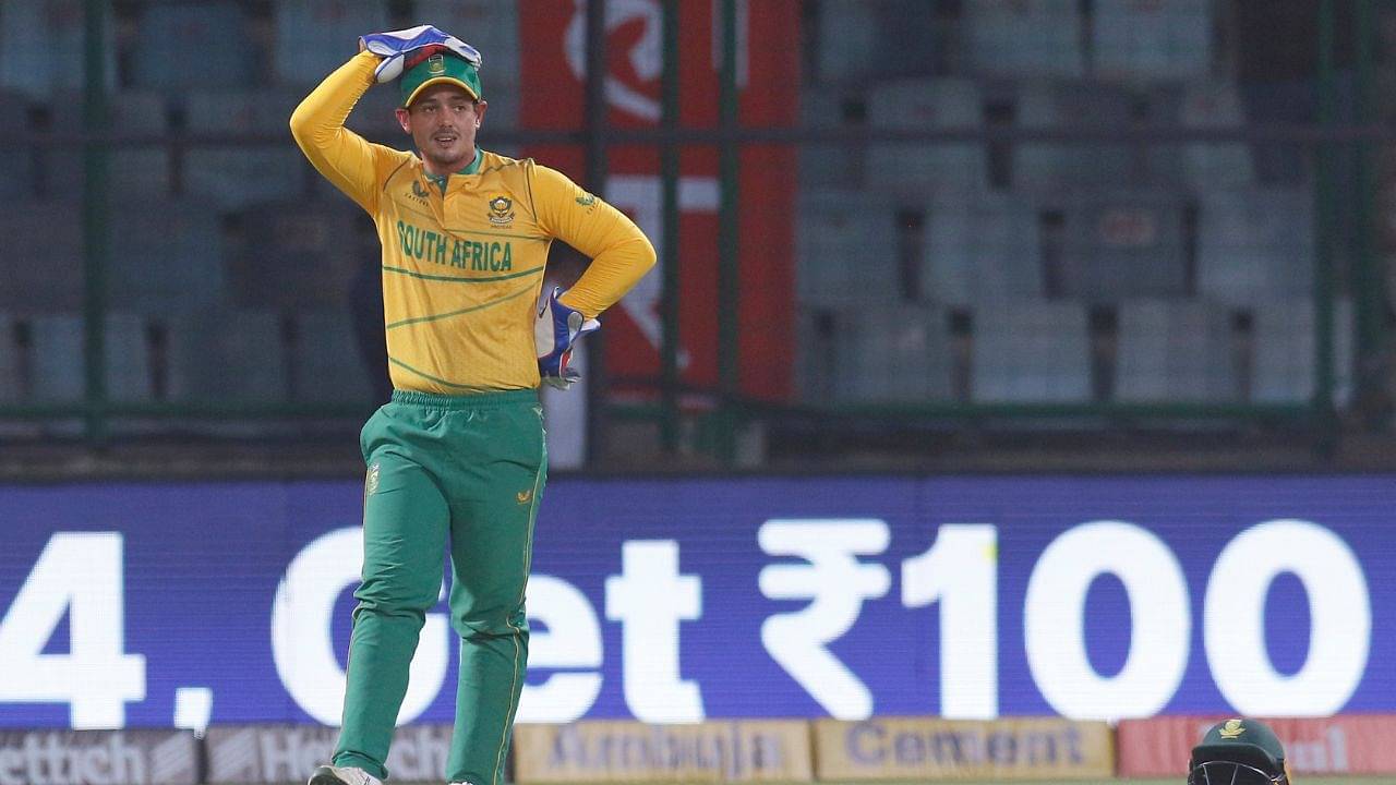 Why is Quinton de Kock not playing today's 2nd T20I between India and South Africa in Cuttack?