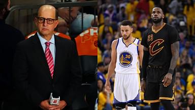 "Stephen Curry has had to carry the Warriors today like LeBron James had to carry those Cavs teams": Jeff Van Gundy summarizes Game Four