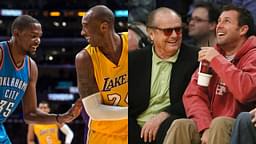 So when celebrity Lakers fans Jack Nicholson and Adam Sandler are watching, does Kevin Durant take it easy? Absolutely not!   