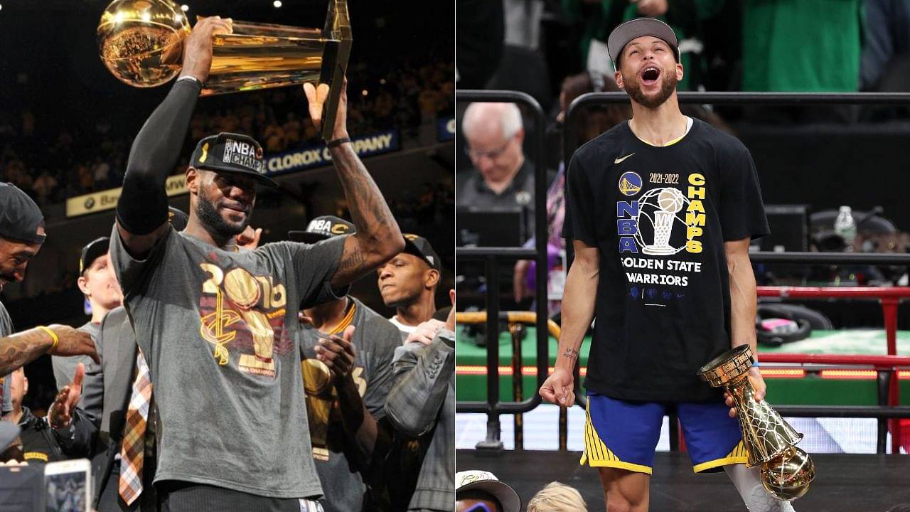 “The difference between the careers of LeBron James and Stephen Curry is enough to make the Hall-Of-Fame”: Despite winning a 4th title the GSW MVP is miles behind The King’s accomplishments