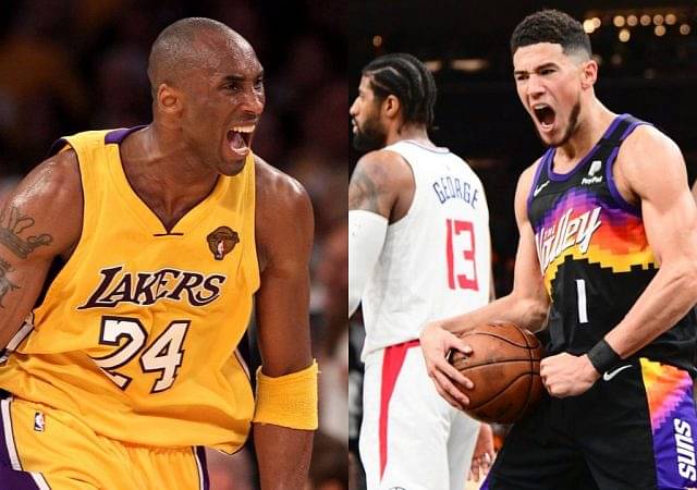 "Devin Booker, you are not going to beat me with my own move!": When Kobe Bryant was hilariously frank after Suns star tried his trademark fadeaway shot on him