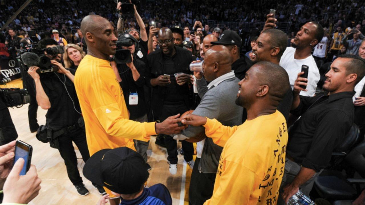 Kanye West and Kobe Bryant starred in a Nike campaign once where Kobe was giving seminars on success and Kanye wanted more success. Bizarre.  