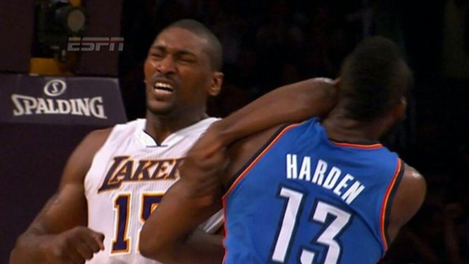 "Metta World Peace tuned into Metta World War against James Harden": When Ron Artest delivered future MVP the beating of his lifetime