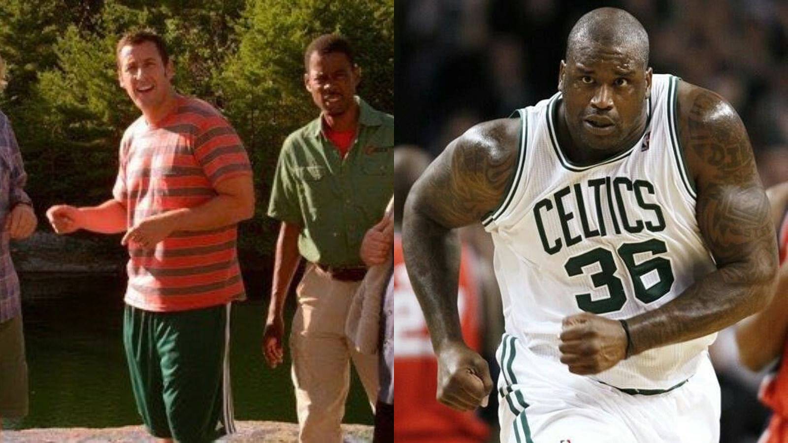 “Shaquille O’Neal doesn’t have a security guard, that was his d*ck!”: When Adam Sandler tried to watch The Big Aristotle take shower to see his junk