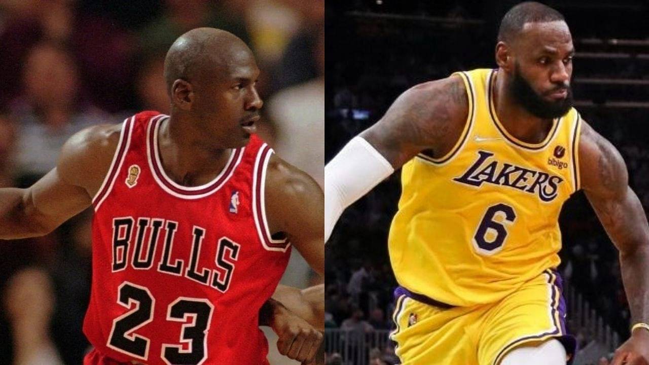"Michael Jordan never lost with an all-star, for context LeBron James lost 8 times!": Bulls legend never needed a constellation, whereas the Lakers superstar needs a galaxy
