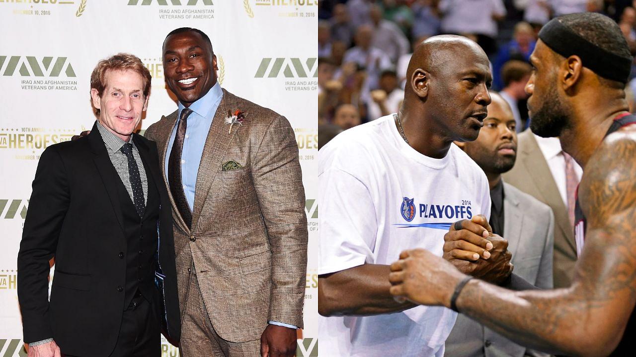 "Skip Bayless must be waiting for a birthday wish from Michael Jordan": LeBron James wishing Shannon Sharpe happy birthday may have FS1 host jealous