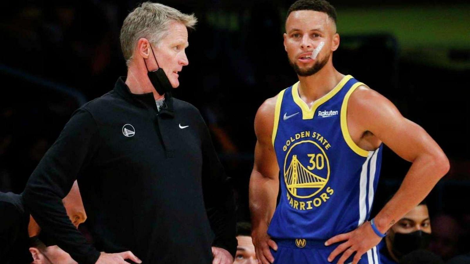 "Whenever I'm done coaching, I'll look back and thank Stephen Curry!": Steve Kerr reacts to Warriors star's Game 4 performance, praises his greatness