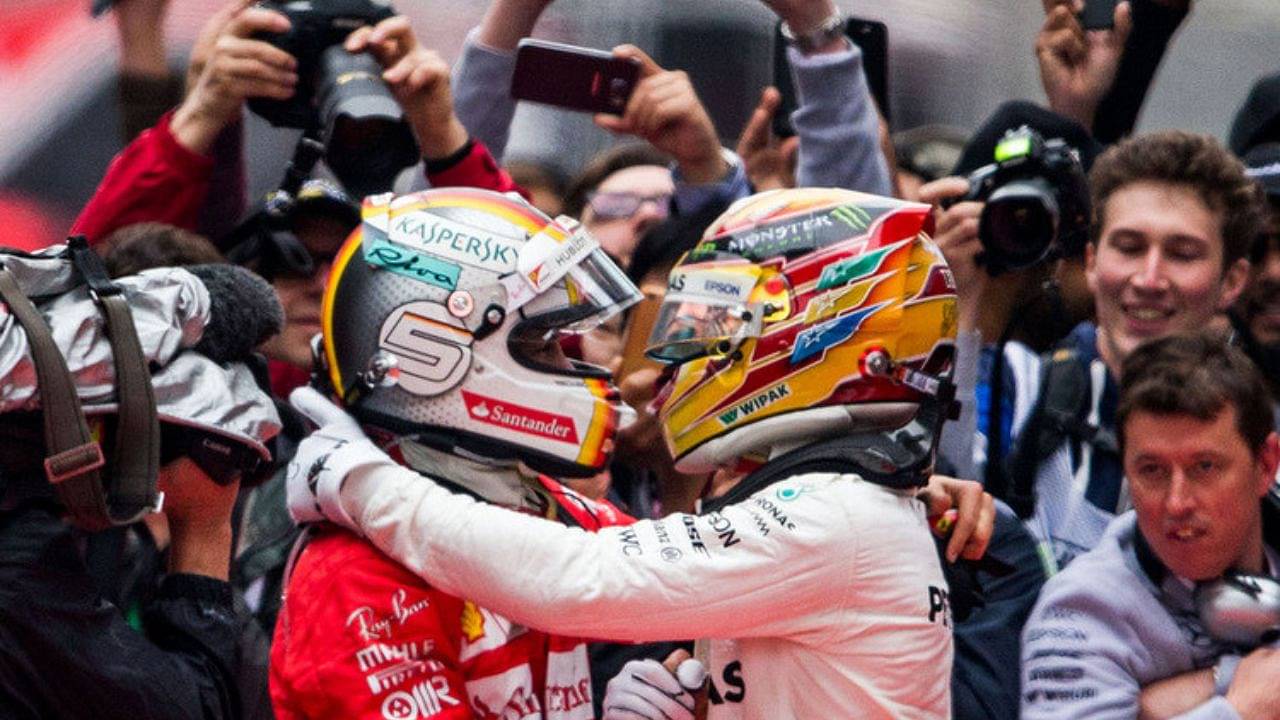 "Sebastian Vettel disgraced himself" - When Lewis Hamilton challenged four time world champion to sort it face-to-face