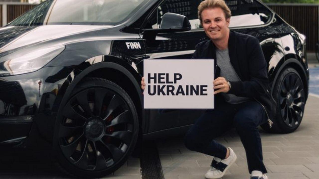 "Your chance to become $58000 worth car driver"- Get Tesla by contributing in Nico Rosberg's campaign for victims of the war in Ukraine