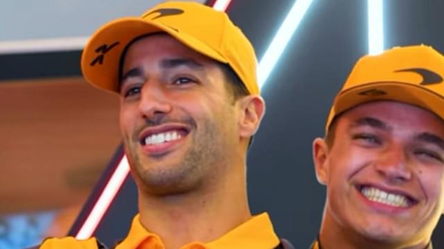 "Max Verstappen ladies and gentleman"– Watch Daniel Ricciardo calling his teammate Lando Norris by name of Red Bull star