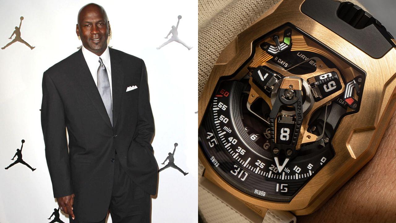 ‘Michael Jordan shows off insane $150,000 Miami Vice watch’: Bulls Legend flexes $2.1 billion net worth by sporting another crazy Urwerk timepiece