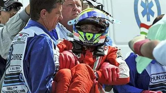 When Felipe Massa nearly died after losing consciousness at a speed of 250 km/hr during the Hungarian Grand Prix