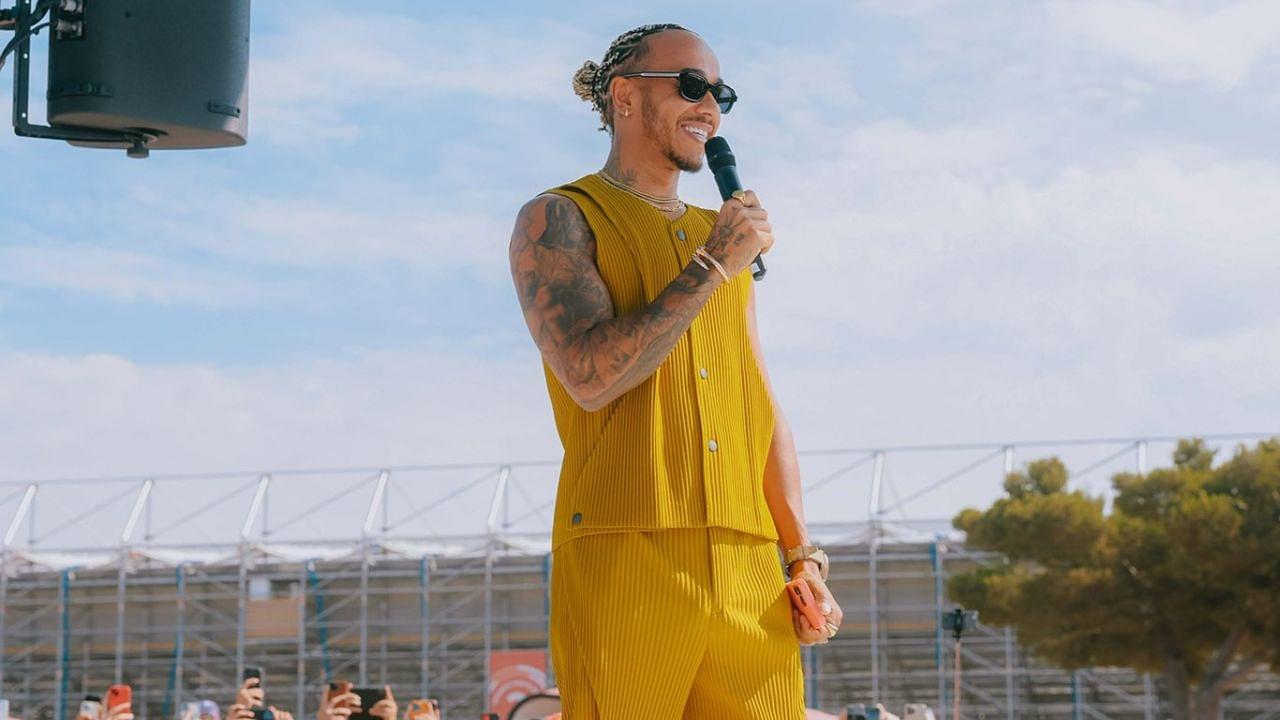 Lewis Hamilton rocks the F1 paddock with a $98000 outfit ahead of the 2022 French GP