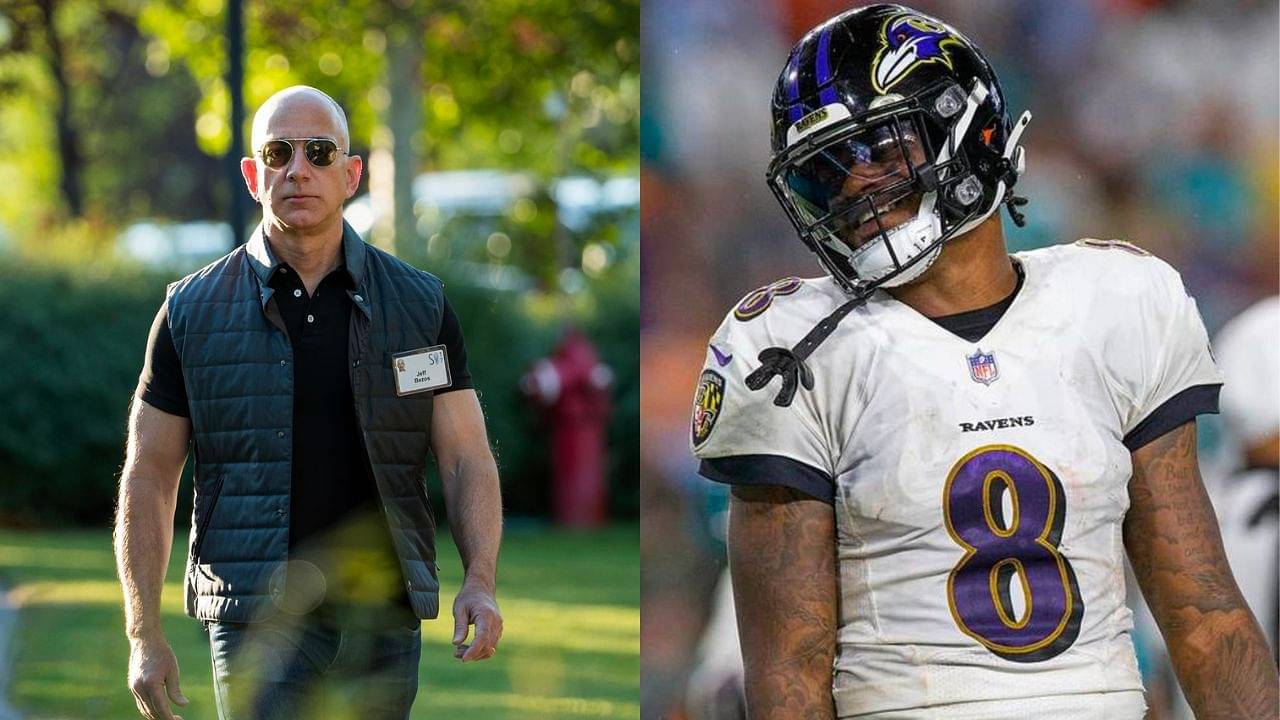 Lamar Jackson sues 3rd richest man Jeff Bezos' Amazon for profiting off his $5 million net worth without his consent
