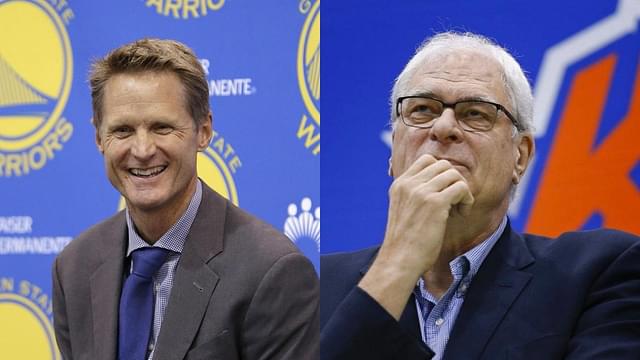 "If had taken the Knicks job, I would be out of the league in 2 years": The 9x NBA Champ, Steve Kerr is thankful for picking Warriors job over GM Phil Jackson's team