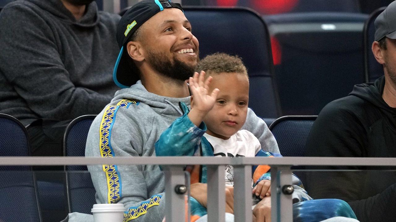 Millionaire Stephen Curry took some time and attended the Summer League with his son Canon Curry. It was Canon's 4th birthday!