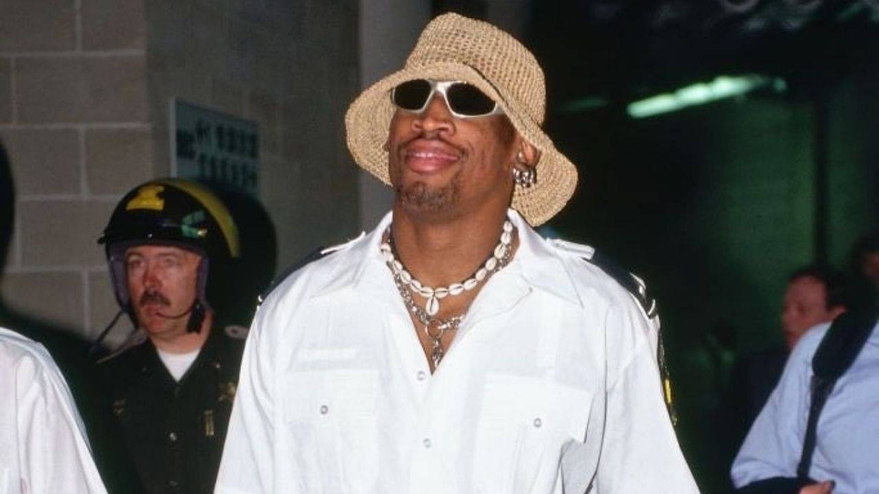 Dennis Rodman lost $7500 after headbutting 6'11 Stacey King and refused to leave the court after getting ejected