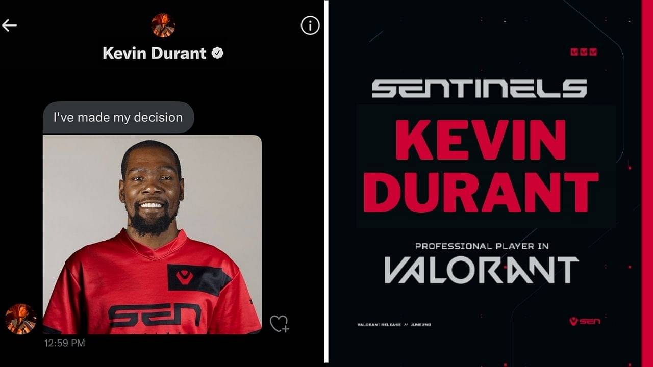 "SEN Kevin Durant isn't happening, he only joins winning teams!": NBA and Valorant Twitter react to Sentinel's Twitter post for LCQ