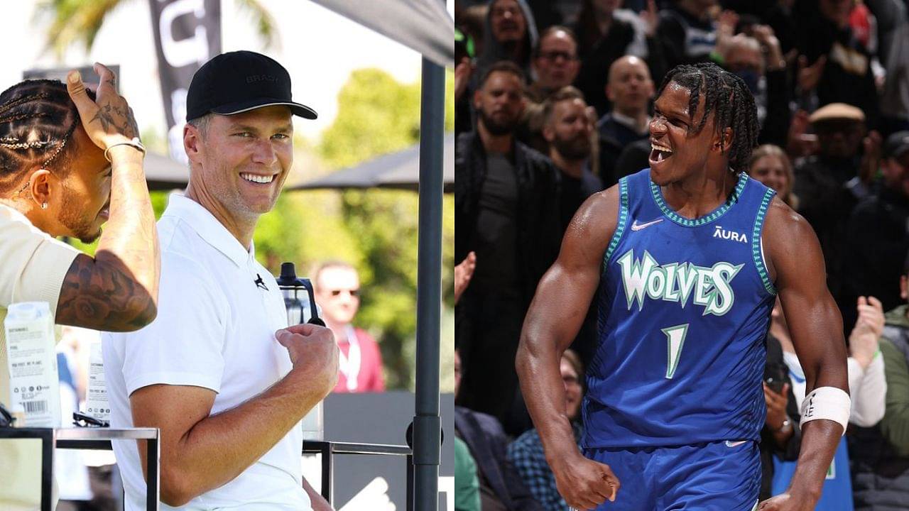 "Anthony Edwards, you make $44 million but you're playing the wrong sport!" : Tom Brady recruits Timberwolves star to Tampa Bay following Gronk's retirement