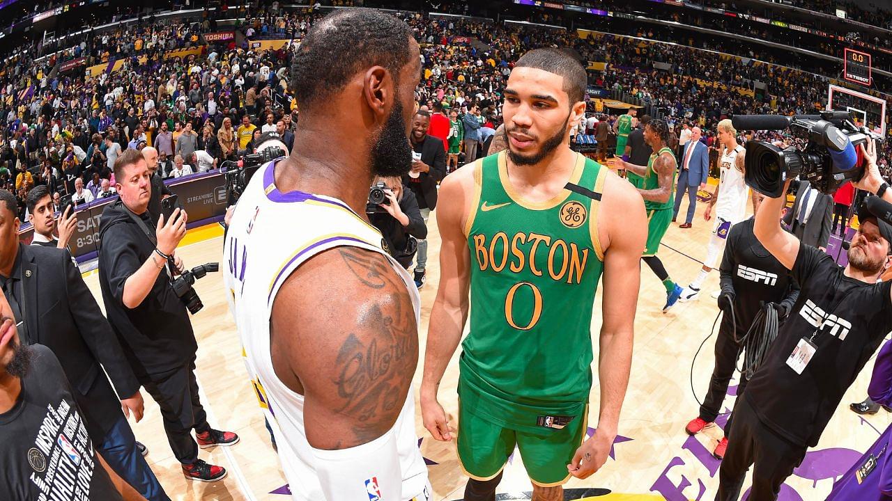 "Jayson Tatum facing Warriors is the same sh*t I did in 2007": LeBron James gets critical of Celtics star and likens his Finals performances to his Spurs battle