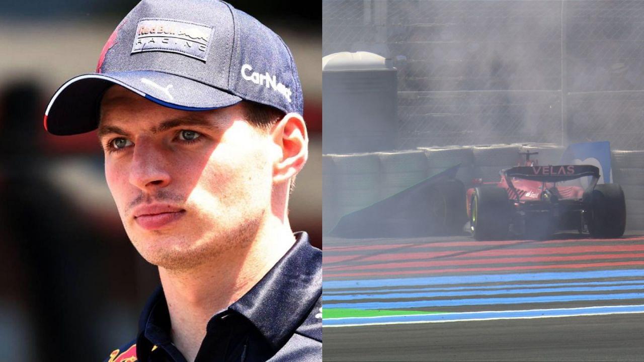 "He's alright, thanks for asking"- Max Verstappen checks on Charles Leclerc after 5-time race winner crashes out at French GP