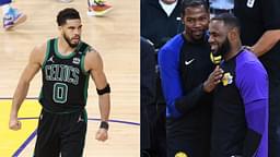 “Jayson Tatum mentioned Kevin Durant and LeBron James but didn’t list Wiggins and Butler”: NBA Twitter reacts as the ECF MVP reveals the players he likes going against