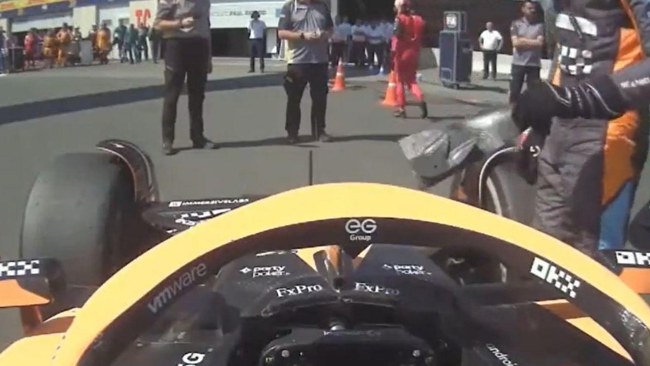 "That should cost $20000" - Lando Norris rips apart mysterious piece of carbon fibre from his McLaren after French GP