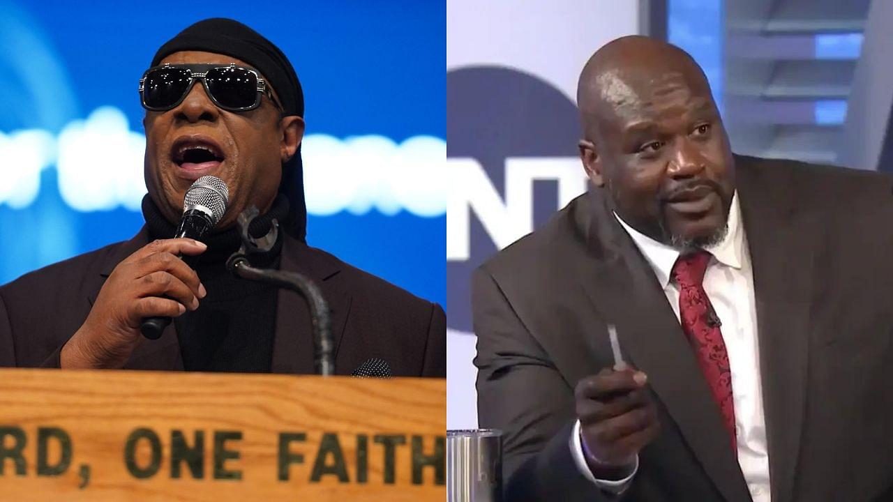7-footer Shaquille O’Neal doesn’t believe Stevie Wonder is actually blind, recites funny incident