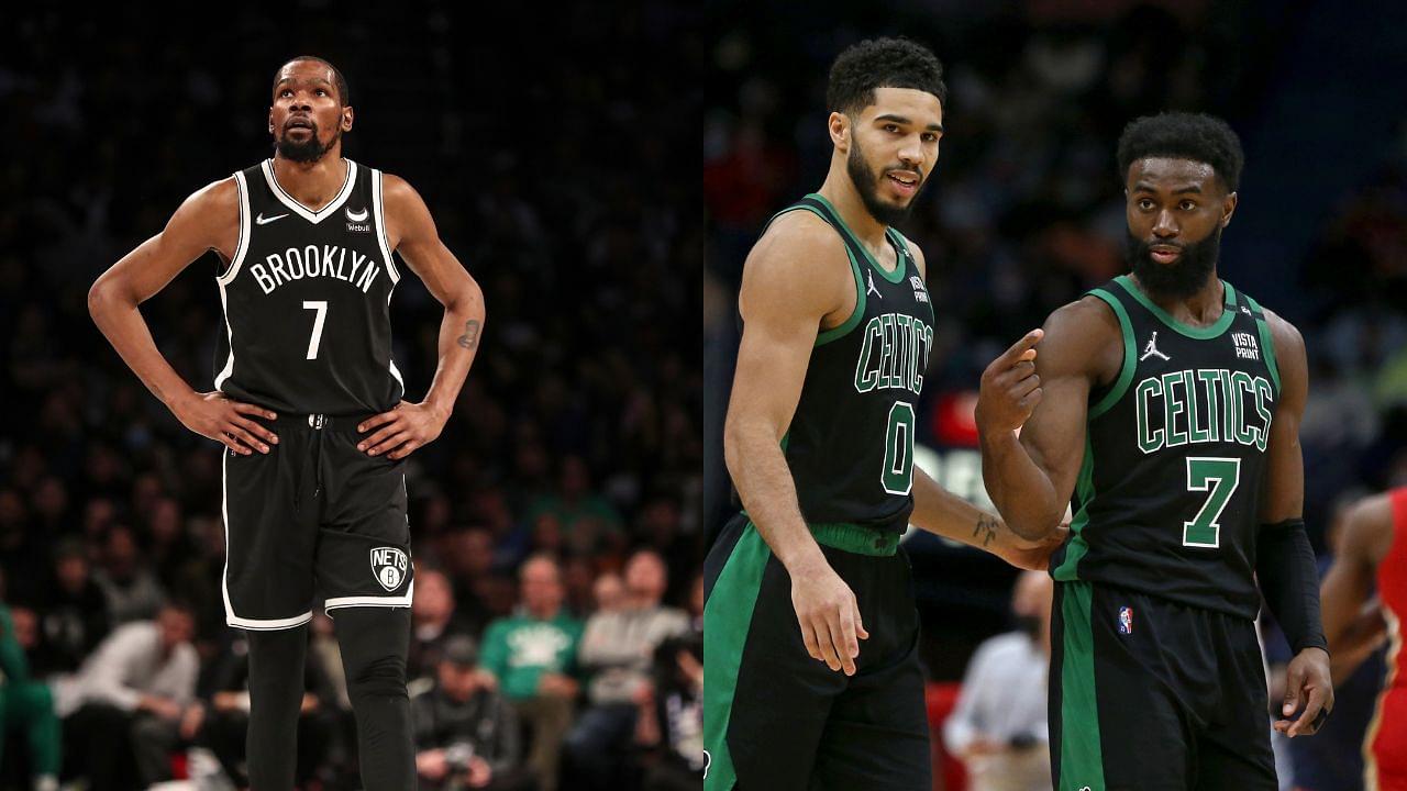 "I've played with Kevin Durant and obviously he's a great player": Jayson Tatum opens up on teammate Jaylen Brown's potential trade to Brooklyn