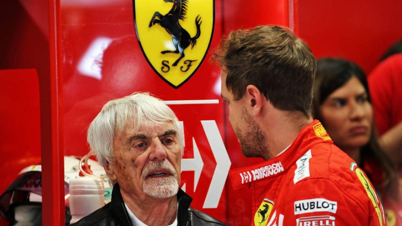 Sebastian Vettel had backed F1 Boss Bernie Ecclestone amidst $171 million lawsuit