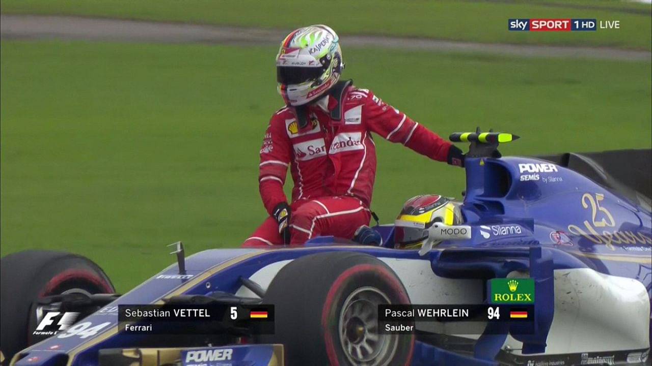 "Nowadays it would be a $1 million penalty"- When Sebastian Vettel took a lift on Sauber driver's F1 car after he Lance Stroll crashed into him