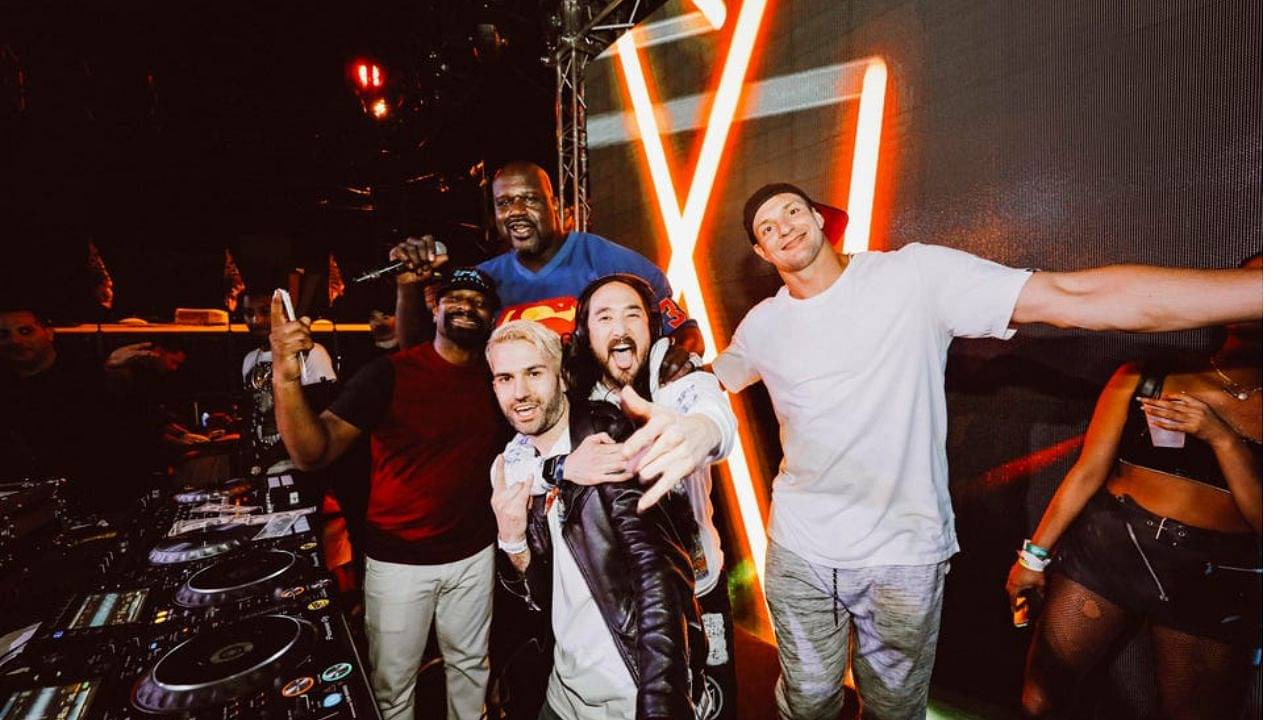 $400M net worth Shaquille O'Neal's wild 'Shaq's fun house' festival featuring Steve Aoki and Diplo leaves Jimmy Fallon stunned